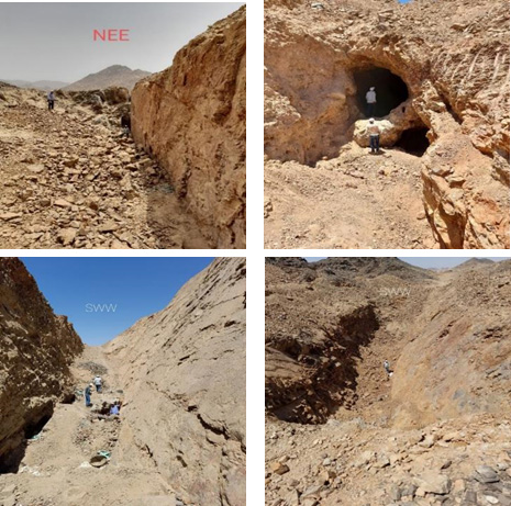 Gold working Wadi Dubur